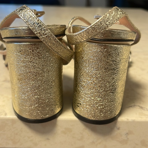 Gucci GG metallic marmont sandal size 38.5 - Picture 6 of 8